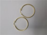 Orecchini Domar Donna Cerchi argento 925 lisci in Argento ORAR-443-280